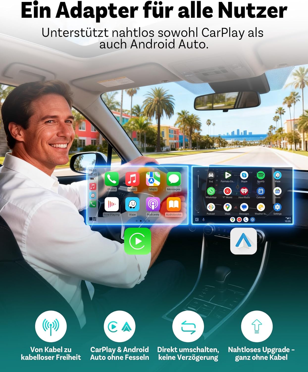 Ottocast Mini Pico, 2026 Neuheit 2-in-1 Wireless C